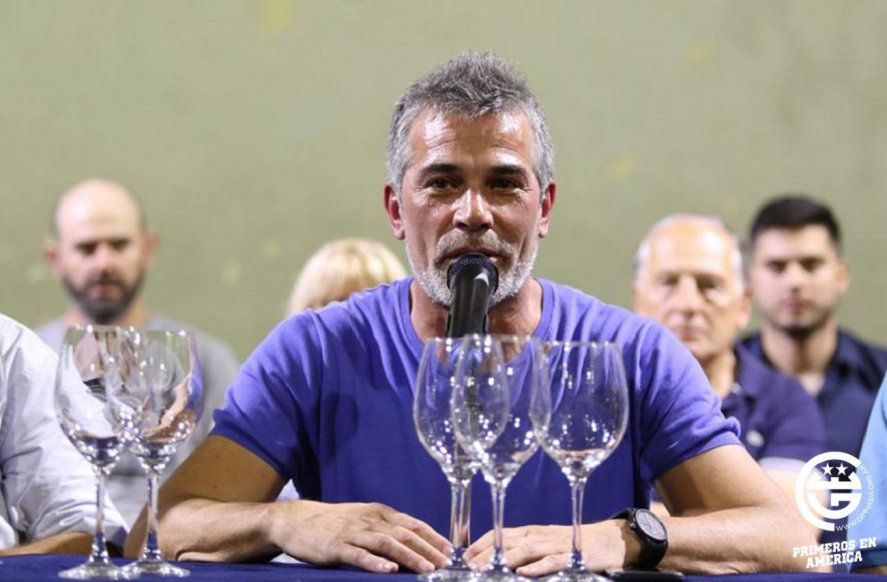 Gabriel Pellegrino, presidente de Gimnasia reelecto en 2019
