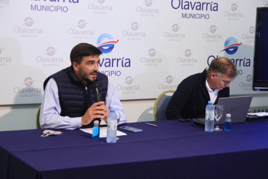 El intendente de Olavarría, Ezequiel Galli