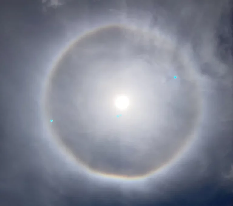 El cielo bonaerense luce así por un rato ¿Lo viste?