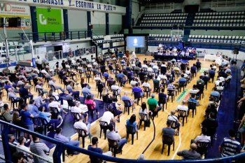 La Asamblea de Gimnasia se llevó a cabo en el Polideportivo.