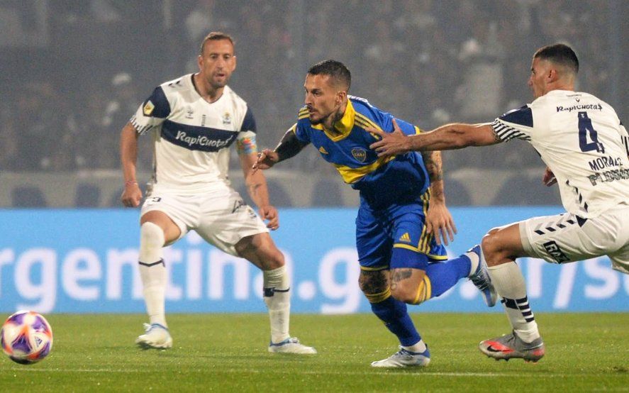 Una de las pocas imágenes futbolísticas que se registraron en Gimnasia vs. Boca.