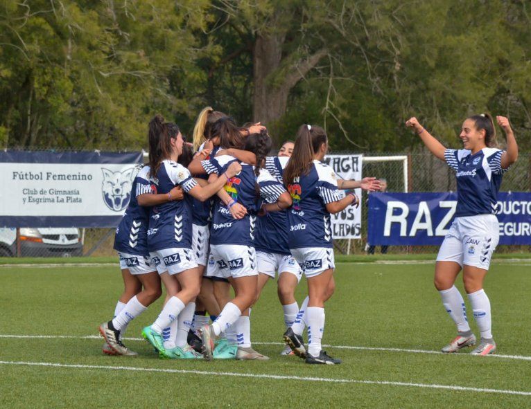 Gimnasia festejó en la fecha 13 del fútbol femenino de AFA.