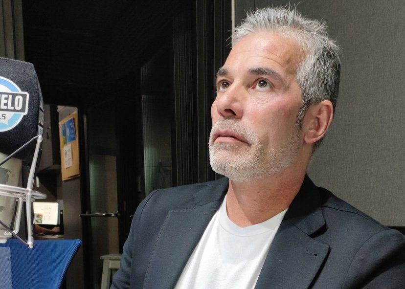 Gabriel Pellegrino, presidente de Gimnasia, en el estudio de LA CIELO.