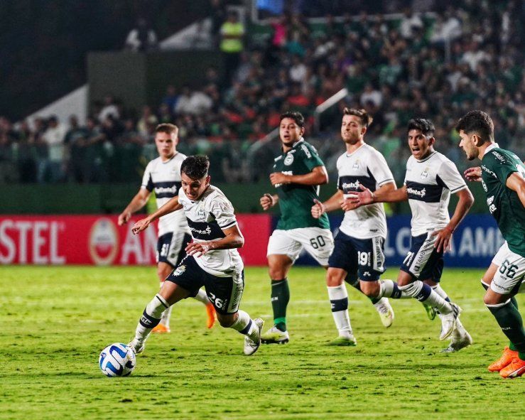 Gimnasia igualó con Goiás en Brasil por el Grupo G de la Copa Sudamericana. (Foto: prensa GELP)