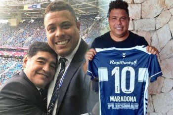 Ronaldo, su relación especial con Diego Maradona y el vínculo con Gimnasia.