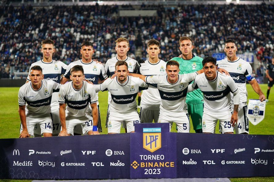 Formación de Gimnasia ante Belgrano por la Liga Profesional (Foto: Prensa Gimnasia)