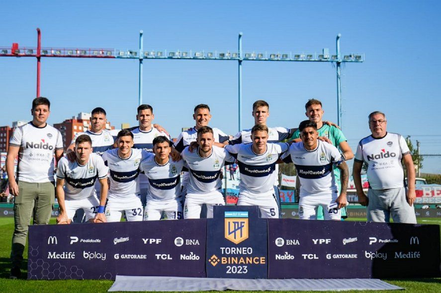 Formación de Gimnasia ante Arsenal, por la fecha 15 de la Liga Profesional (Foto: Prensa GELP)
