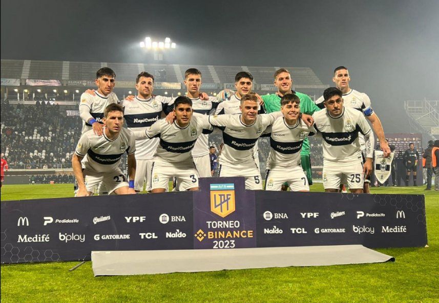Formación de Gimnasia ante Huracán por la Liga Profesional Formación de Gimnasia ante Huracán por la Liga Profesional