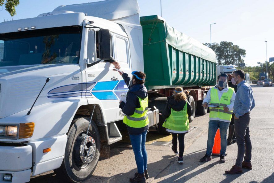 Él control de ARBA en la localidad de San Nicolás