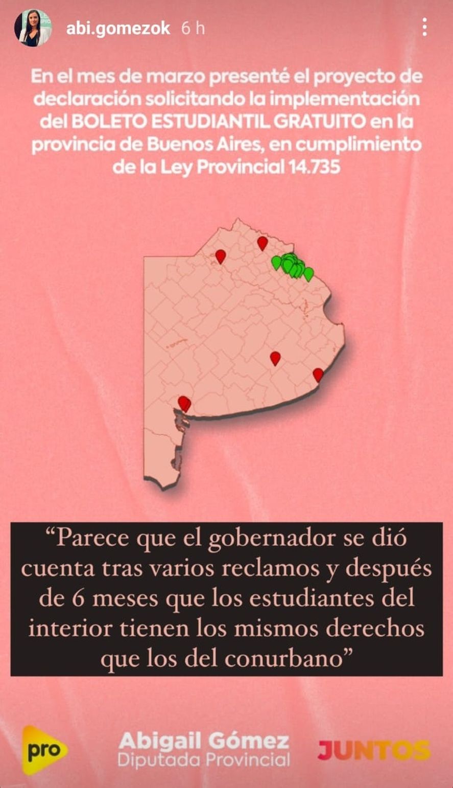 El posteo de la diputada Abigail Gómez que la dejó en offside