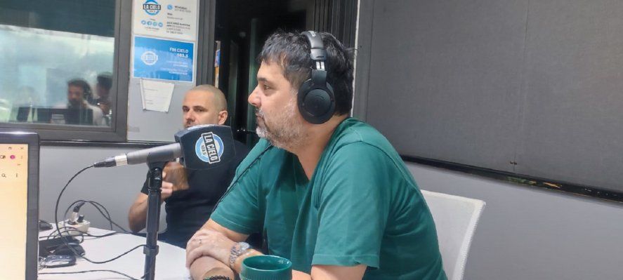 Martín Gorostegui en el aire de La Cielo Martín Gorostegui en el aire de La Cielo