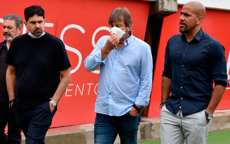 Gorostegui, Zielinski y Verón trabajan en el mercado de Estudiantes.