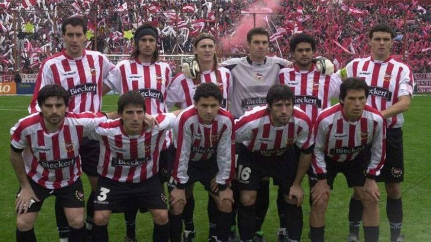 El once inicial de Estudiantes en el último partido antes de la remodelación del Jorge Luis Hirschi.