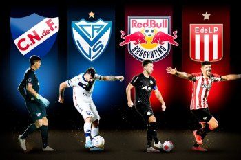 Estudiantes, Vélez, Nacional de Uruguay y Bragantino de Brasil integran el Grupo C de la Copa Libertadores