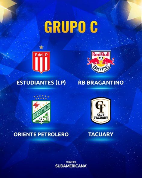 Estudiantes y sus rivales en el Grupo C de la Copa Sudamericana 2023