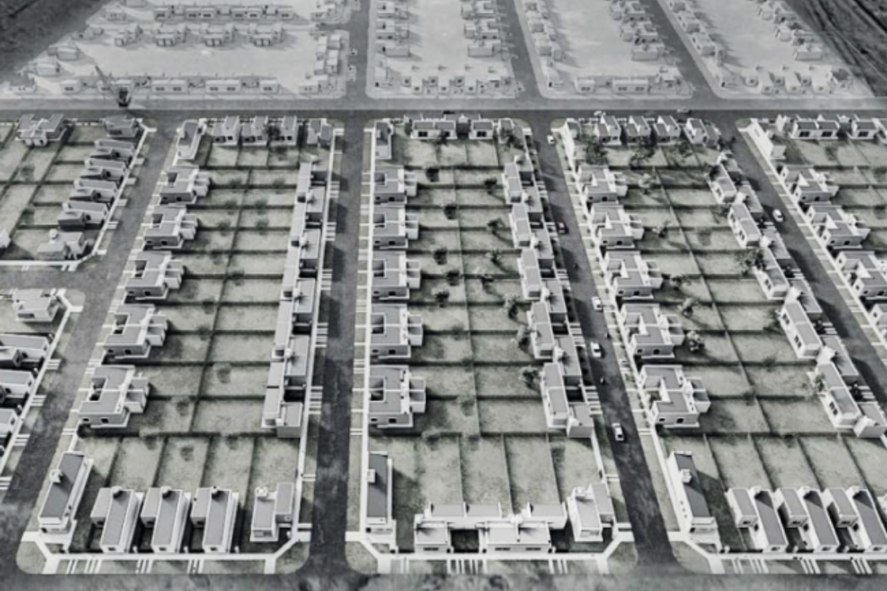 El barrio de más de 800 viviendas que la Provincia proyectó en Guernica