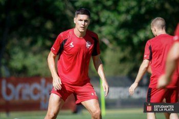 Guido Carrillo trabaja para tener su reestreno en Estudiantes.
