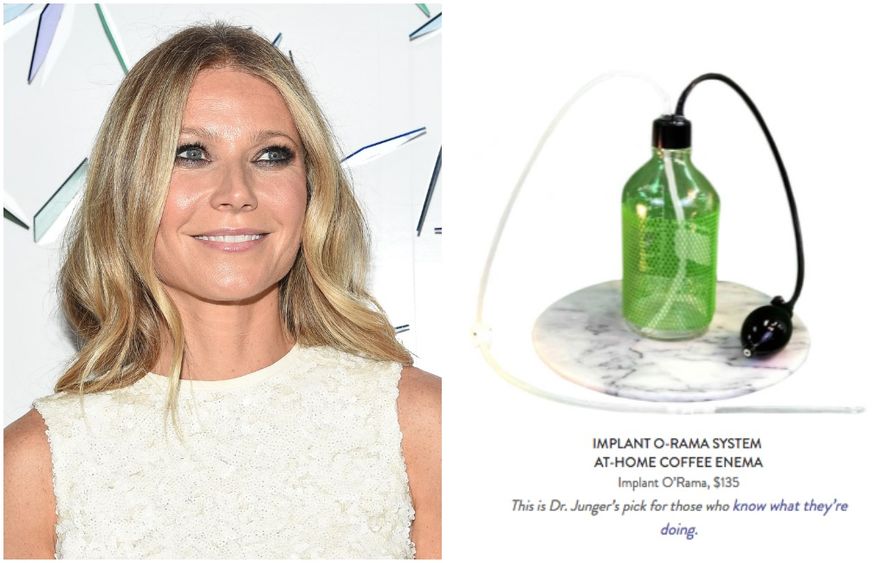 Hace 4 años la actriz estadounidense Gwineth Paltrow no estuvo exenta de polémica, cuando propuso vender un dispositivo para realizar el "enema de café" similar al del video viralizado ahora