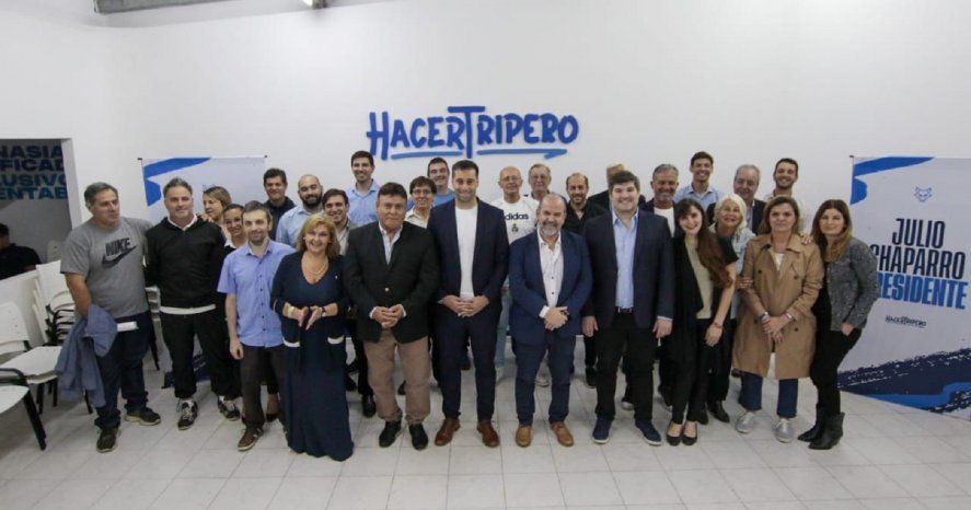 Lista de Hacer Tripero, con Julio Chaparro como candidato a presidente en las elecciones de Gimnasia