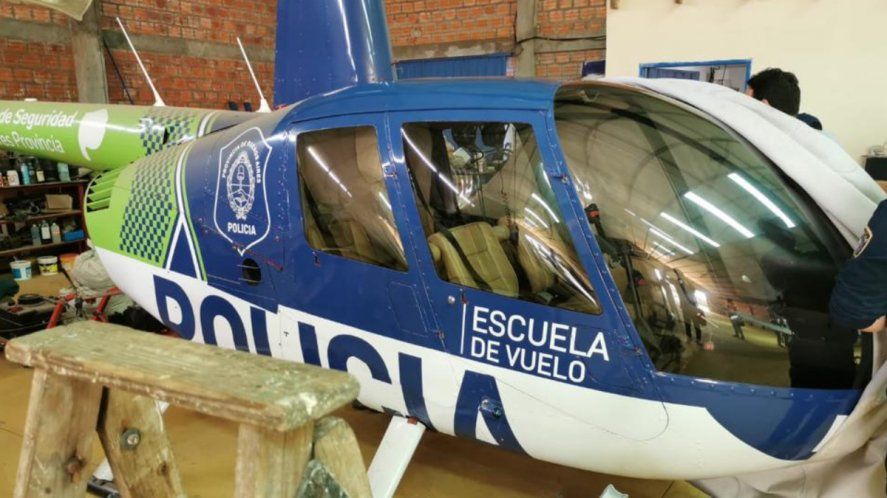 Uno de los helicópteros alquilados por María Eugenia Vidal apareció en Paraguay, durante un operativo antinarco. Aún tenía el ploteo del Ministerio de Seguridad bonaerense.