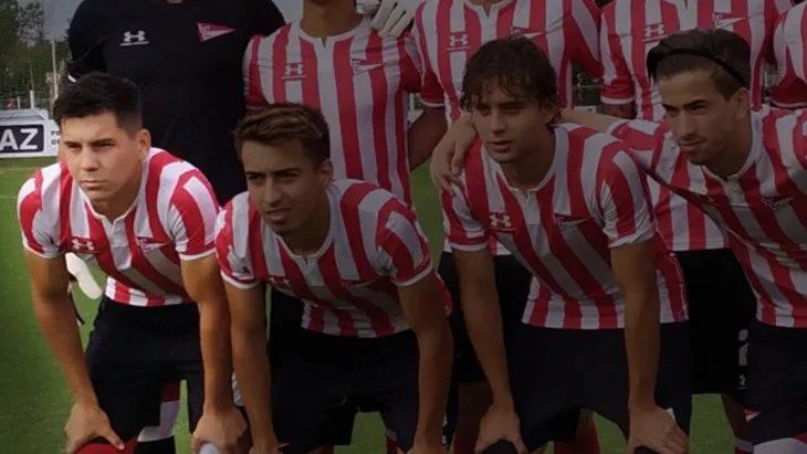 Franco Romero, en una formación de Reserva.