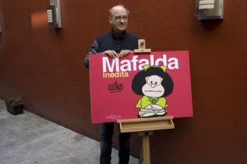 La Real Academia Española se despidió de Quino. 
