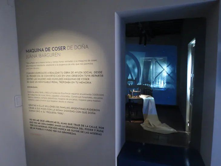 El museo -la casa natal de Evita- en Los Toldos