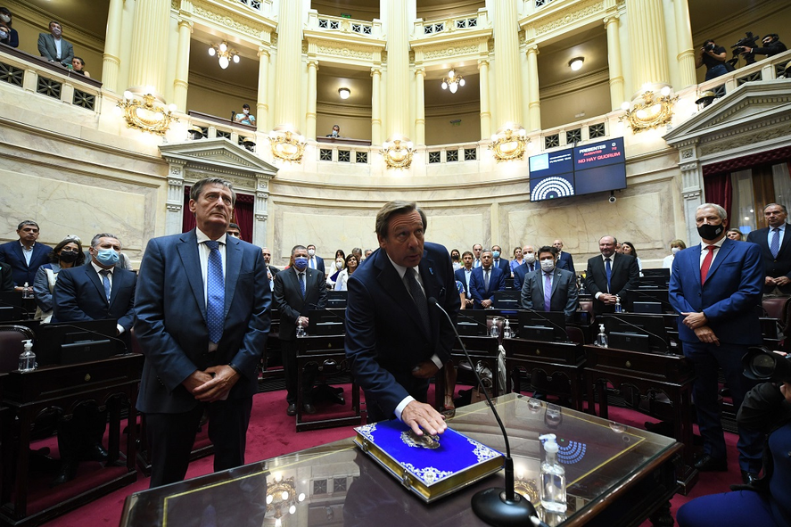 José María Torello es uno de los dos senadores nacionales bonaerenses de Juntos por el Cambio