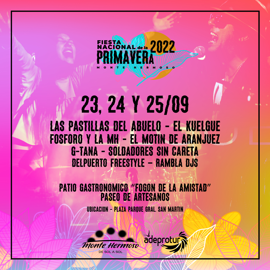 El fin de semana será la Fiesta de la Primavera en Monte Hermoso