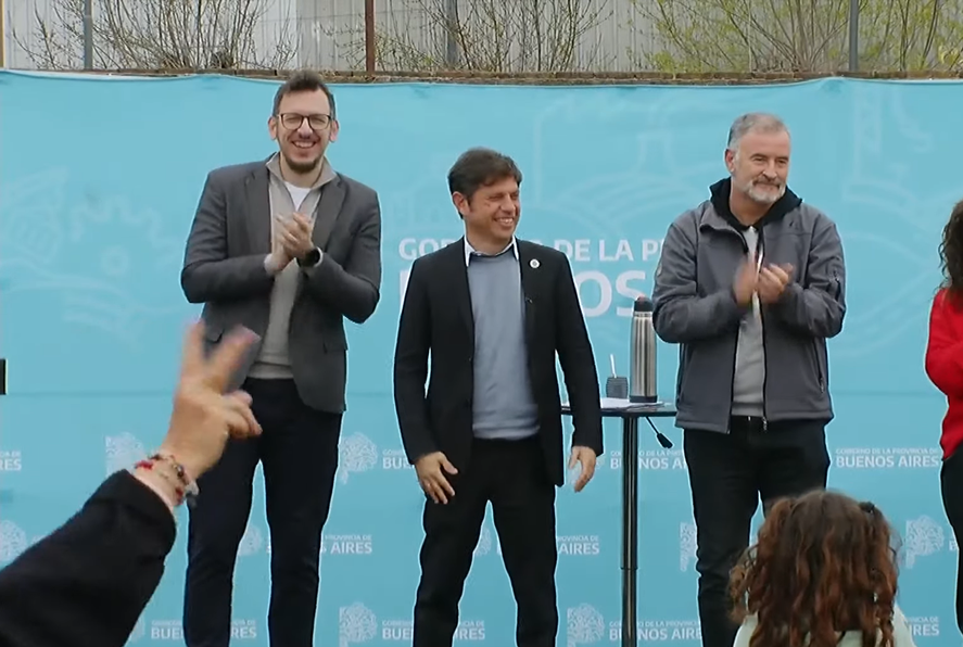 Axel Kicillof en Ramallo Axel Kicillof en Ramallo