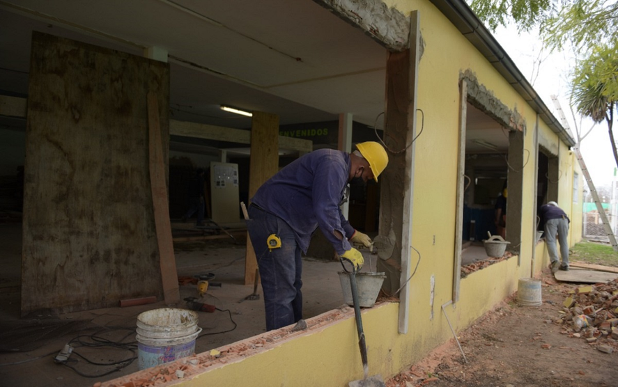 Las obras en la clínica veterinaria que inaugurará Axel Kicillof
