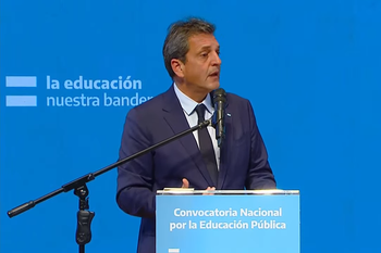 sergio massa lanzo una ley para mejorar la educacion y cruzo a la oposicion: estan para el psiquiatra