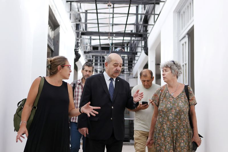  Fernando Tauber (UNLP), en las instalaciones de la ex sede de la Facultad de Periodismo.
