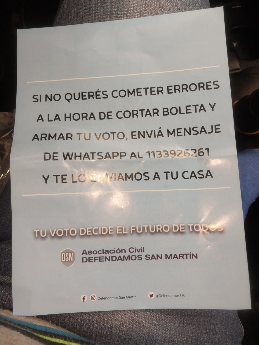 Mauricio D'Alessandro apuesta al voto cruzado en General San Martín