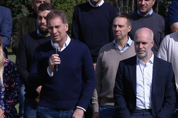 Diego Santilli y Rodríguez Larreta agitan la interna PRO y tuvieron su foto con los sin tierra
