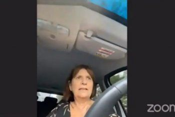 patricia bullrich hizo un zoom mientras manejaba y macri la felicito por no haber chocado