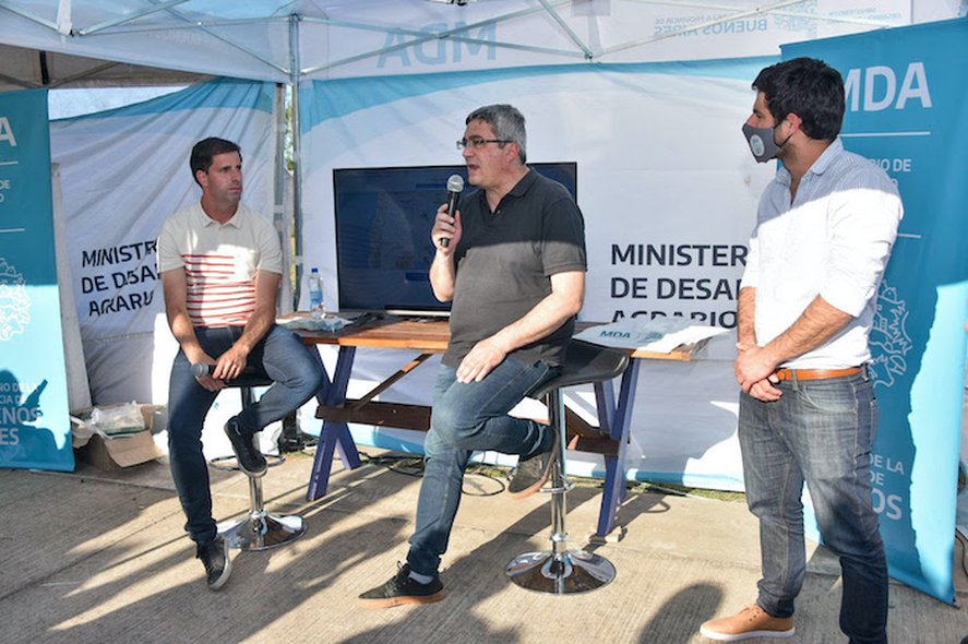 El ministro Javier Rodríguez en el lanzamiento de la web para acceder a los mercados bonaerenses