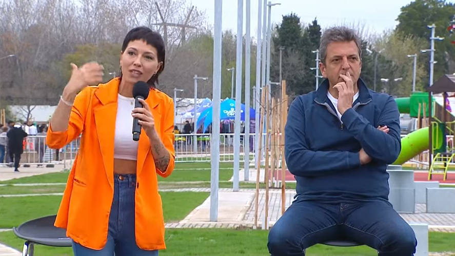 Sergio Massa y Mayra Mendoza, juntos en Quilmes Sergio Massa y Mayra Mendoza, juntos en Quilmes