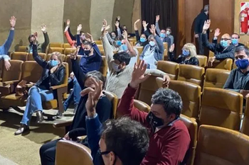 En un plenario, la AMP rechazó la oferta de Homero Giles y el IOMA
