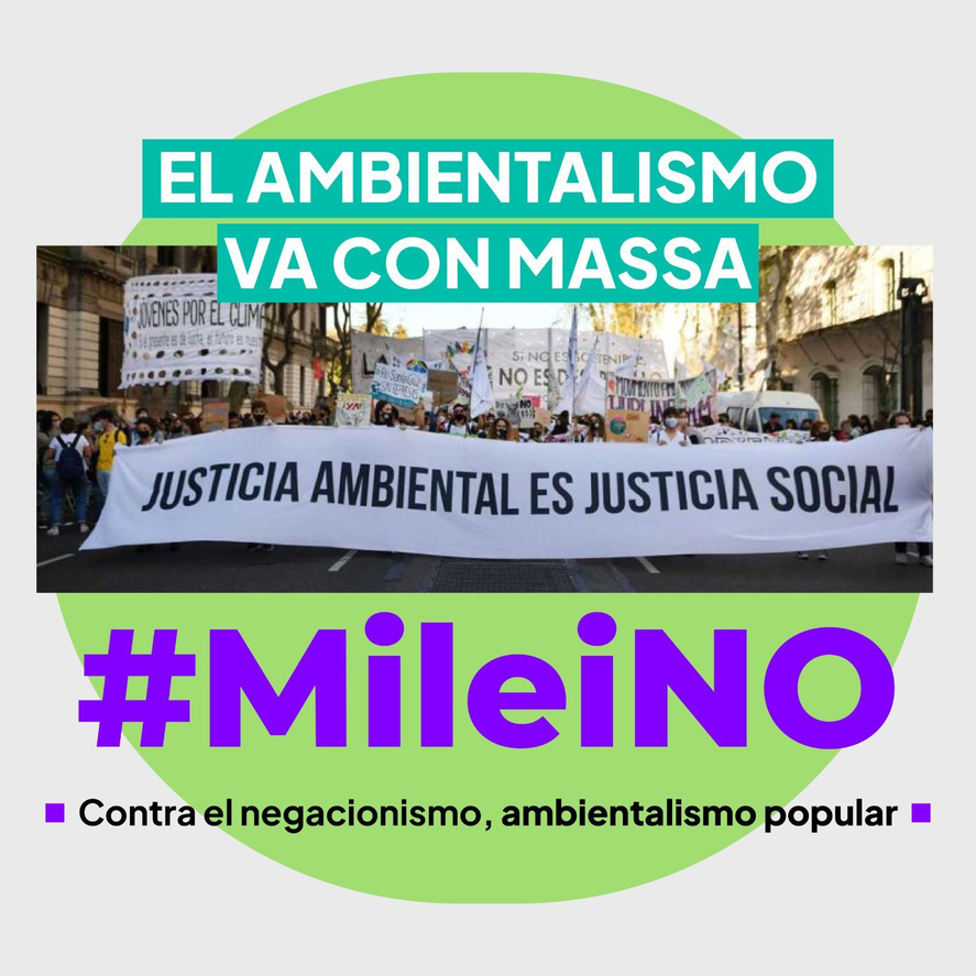 La solicitada ambientalista a favor de Sergio Massa La solicitada ambientalista a favor de Sergio Massa