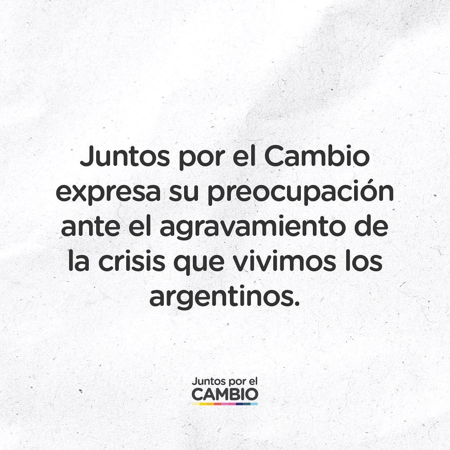 Durísimo comunicado de Juntos por el Cambio contra el Gobierno