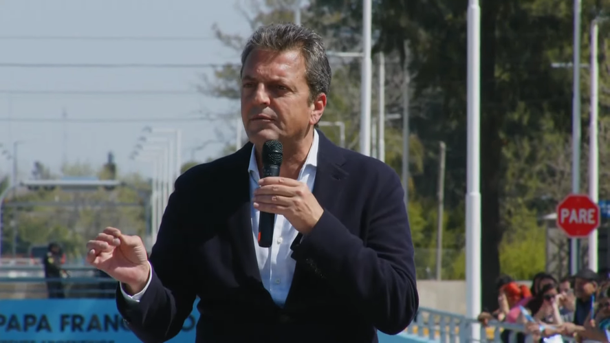Sergio Massa en Malvinas Argentinas