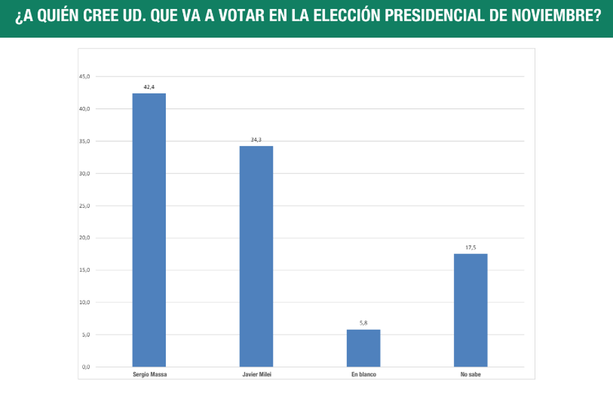 Encuesta de Analogías para el balotaje: ¿Massa o Milei?