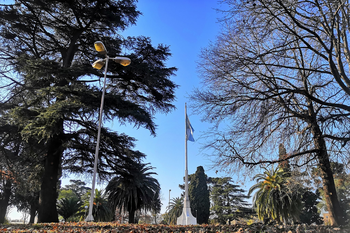 Chacabuco, piolera con su Pasaporte sanitario