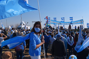 El campo en la ruta: Hubo 65 mil personas protestando contra el gobierno en San Nicolás (Fotos: Colo Cossy)