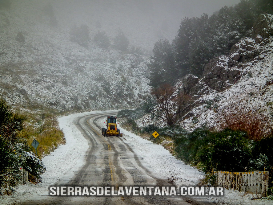 Las Sierras de la Ventana, nevadas durante años anteriores
