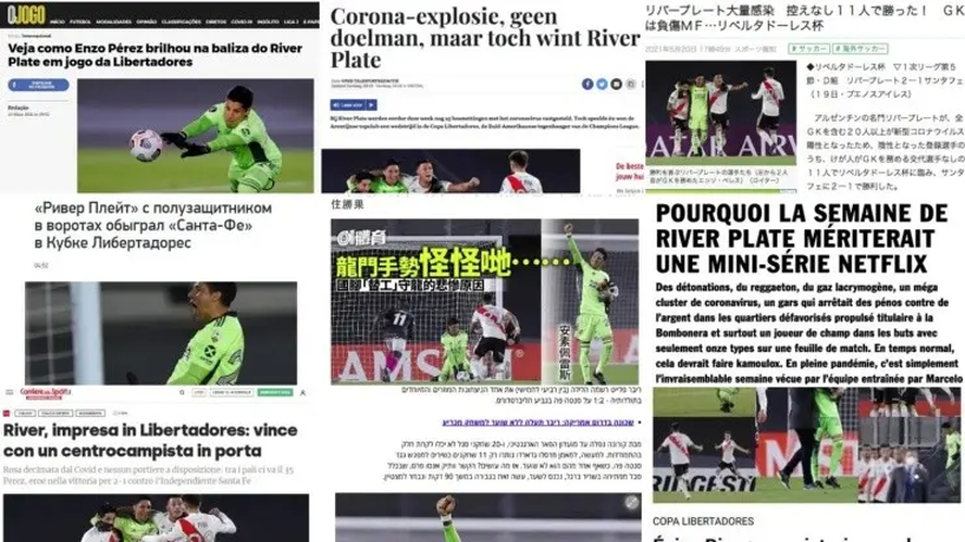 Hoy se cumple un año del día que Enzo y River estuvieron en boca de todos. (fotograma LPM)