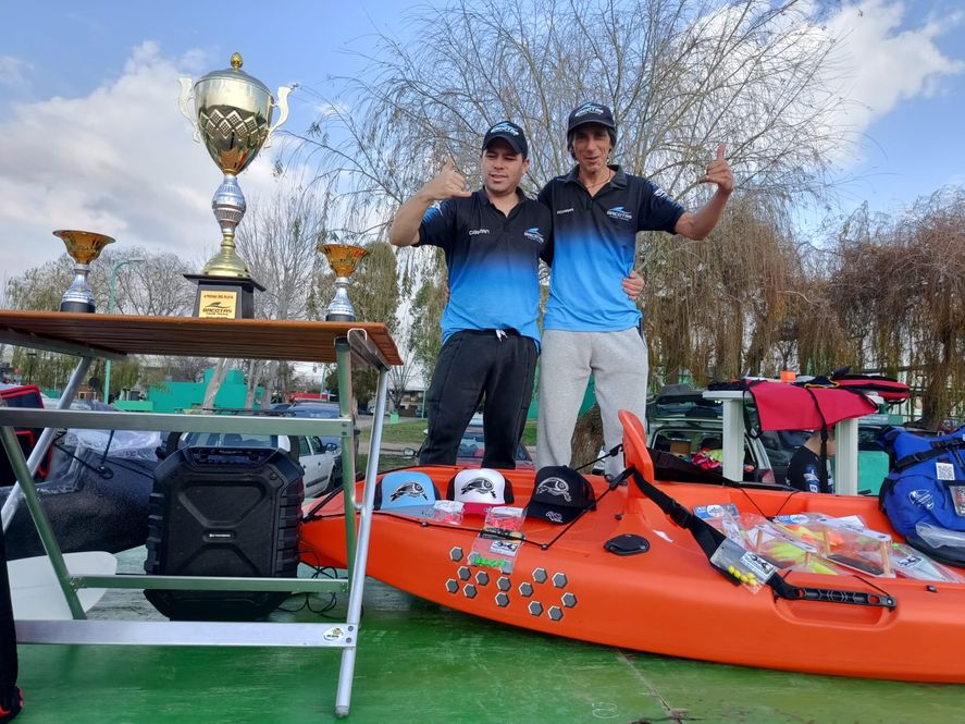 German Garín y Pablo López, referentes del grupo Bacotas Kayak-Fishing