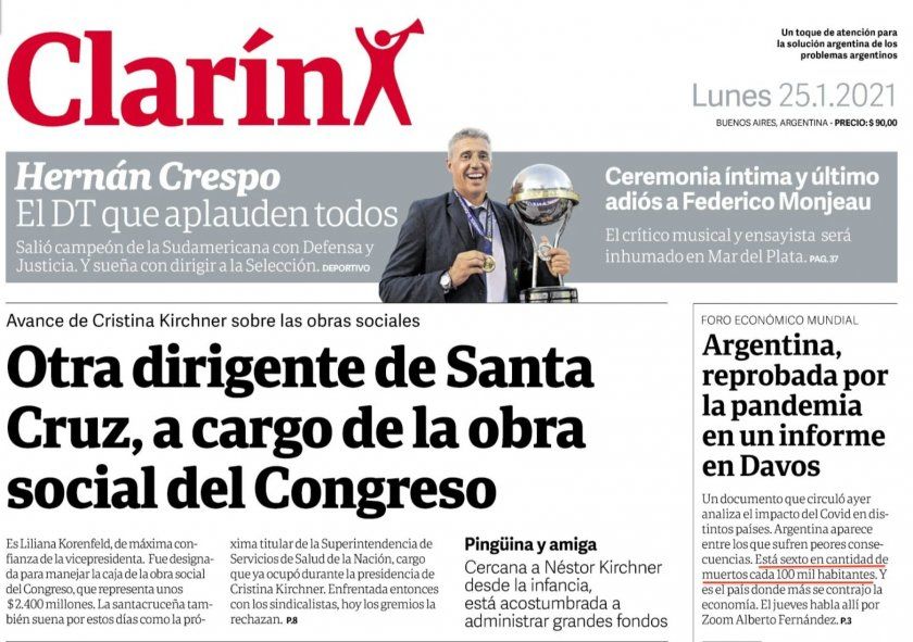 La mentira en la tapa de Clarín sobre la cantidad de muertos por millón en Argentina 