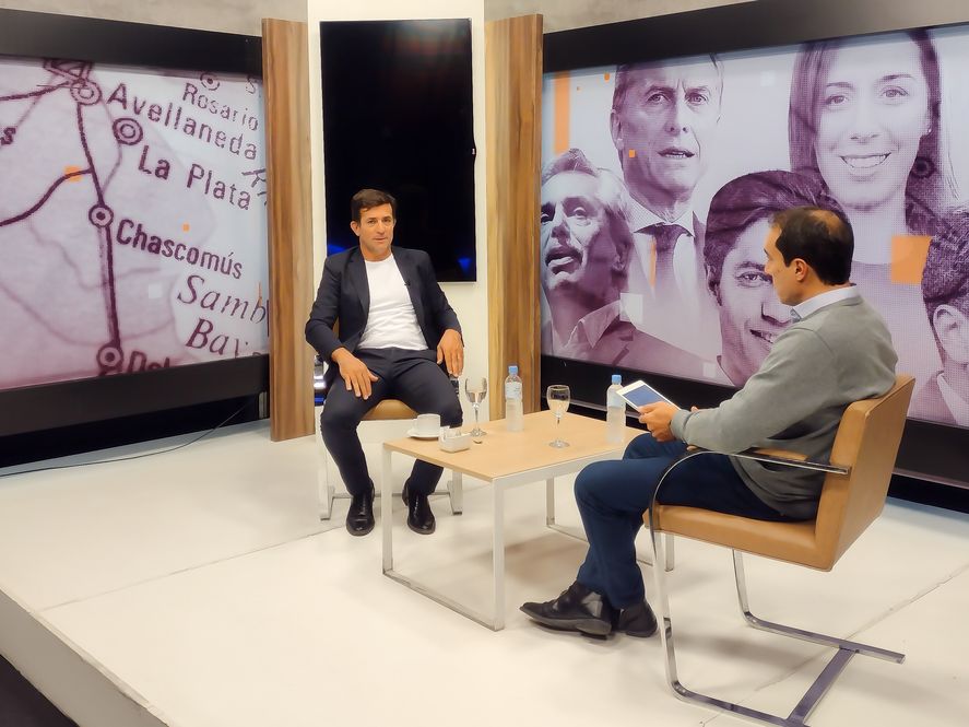 Christian Gribaudo en los estudios de LADO P